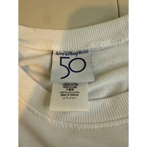 Walt Disney World 50th Anniversary Mickey Mouse Lighweight Sweatshirt Size Small - Picture 2 of 10